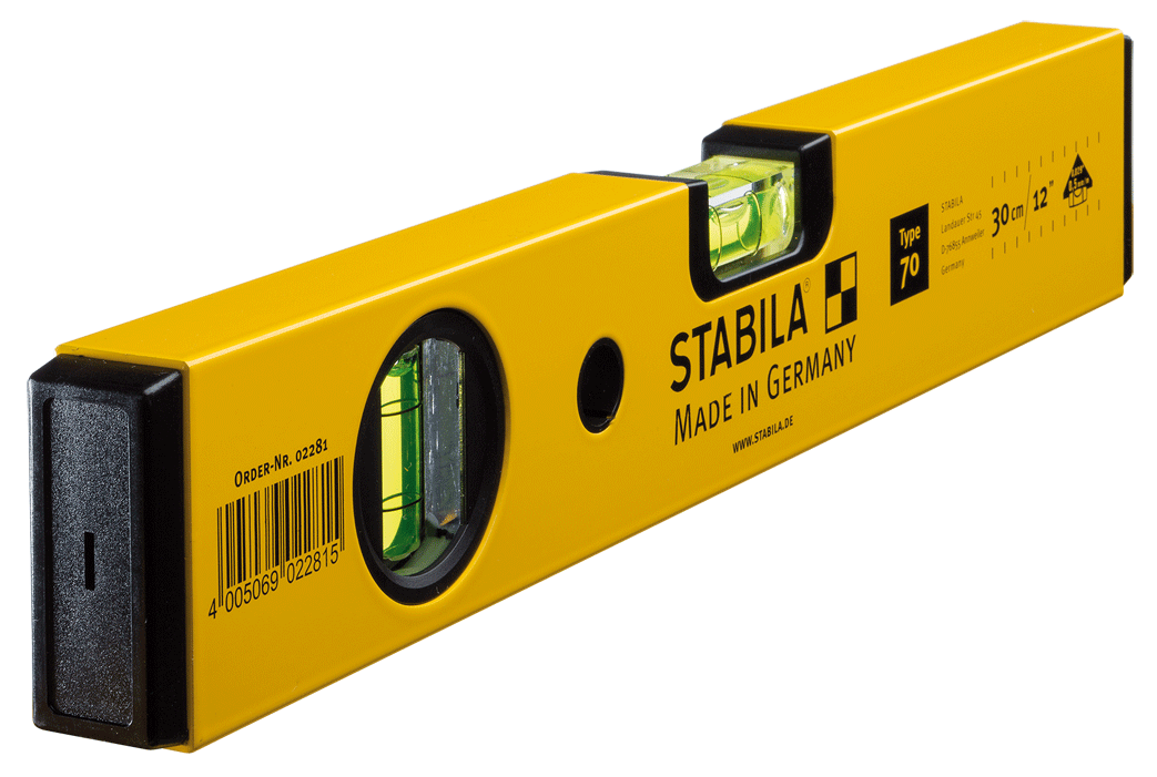 Stabila - 70 - Niveau à bulle en métal léger - n°1 - 70 - Bugnard.ch