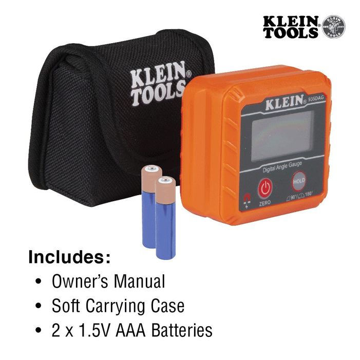 Klein Tools - 935DAG - Jauge d'angle et niveau numériques - n°2 - 935DAG - EAN 092644692376 - Bugnard.ch