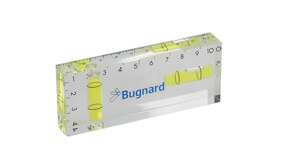 Bugnard - ED-10CLS Crystal Level - Niveau à bulle - 100 mm - n°1 - ED-10CLS Crystal Level - Bugnard.ch