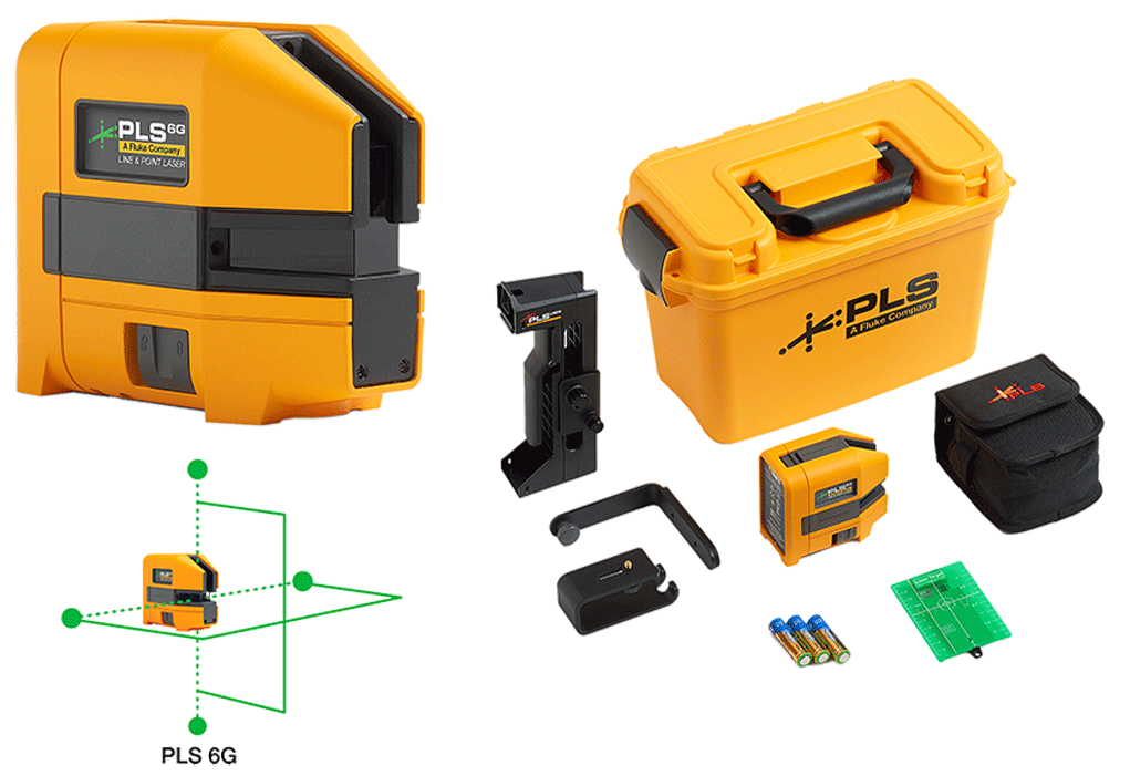 Fluke - Kit - Laser en croix - PLS 6G - n°6 - PLS 6G - EAN 0095969876476 - Bugnard.ch