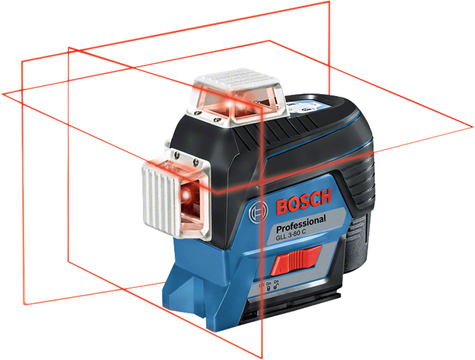 Bosch - GLL 3-80 C - Laser à lignes croisées - rouge - n°1 - GLL 3-80 C - EAN 3165140888301 - Bugnard.ch