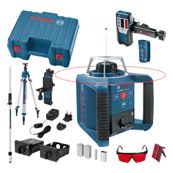 Bosch - GRL 300 HV set - Laser rotatif - rouge - avec trépied