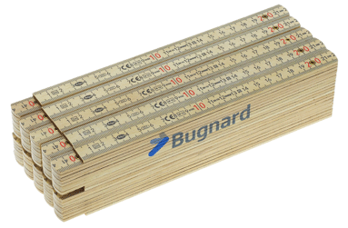 Bugnard - 1432 T NATUR - Mètre pliant en bois