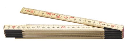Hultafors - Mètre pliant en bois - qualité suédoise - 10 branches
