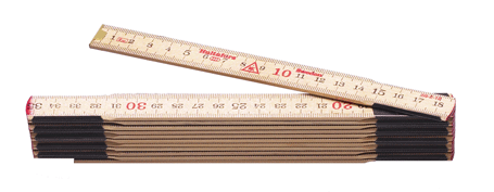 Hultafors - Mètre pliant en bois - qualité suédoise - 12 branches