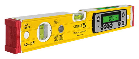 Stabila - TECH 196 - Wasserwaage mit doppelte Digitalanzeige