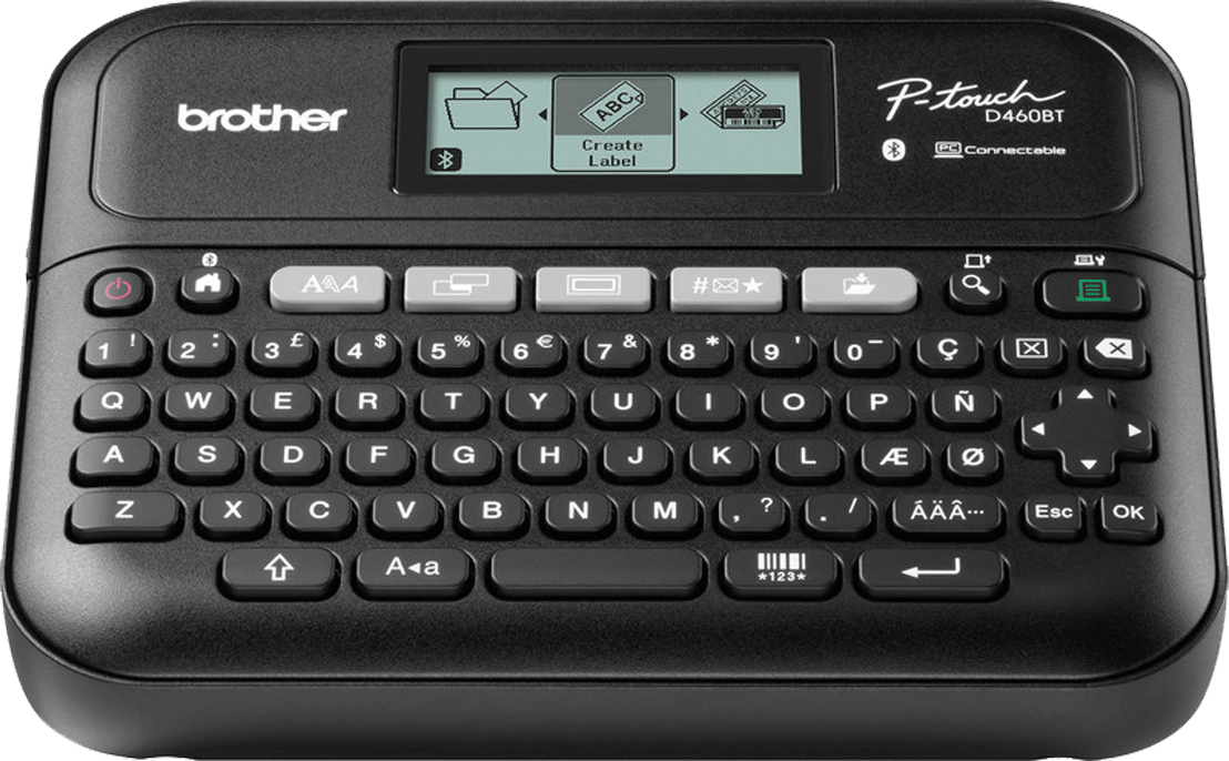 Brother - P-touch D460BT - Appareil à étiqueter - avec mallette - n°1 - P-touch D460BT - EAN 4977766819992 - Bugnard.ch