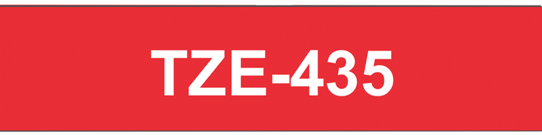 Brother - P-Touch TZe Tape - Cassette de ruban à étiqueter - blanc sur rouge - n°2 - P-Touch TZe Tape - EAN 4977766686297 - Bugnard.ch