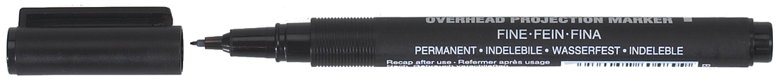 Artline - Marqueur permanent "Projection" noir - n°2 - EK-853 - EAN 4974052804809 - Bugnard.ch