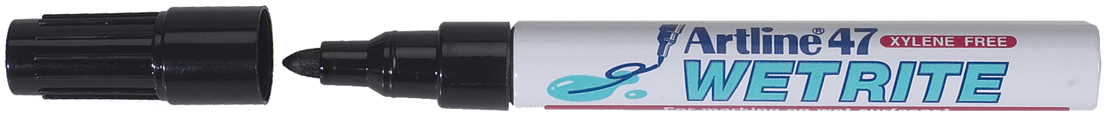 Artline - EK-47 - Marqueur permanent "Wetrite", noir - n°2 - EK-47 - EAN 4974052833236 - Bugnard.ch