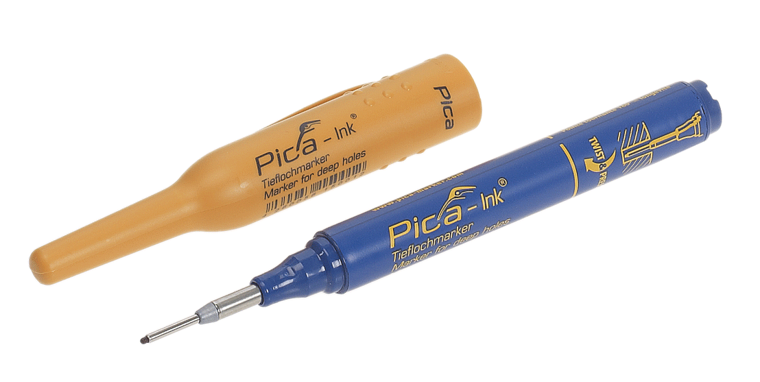Pica - Pica INK - Marqueur "Pica-Ink" bleu pour trous profonds - n°2 - Pica INK - EAN 4260056150029 - Bugnard.ch