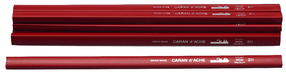 Caran D'Ache - Crayons de charpentier, plats 250mm - n°1 - Bugnard.ch