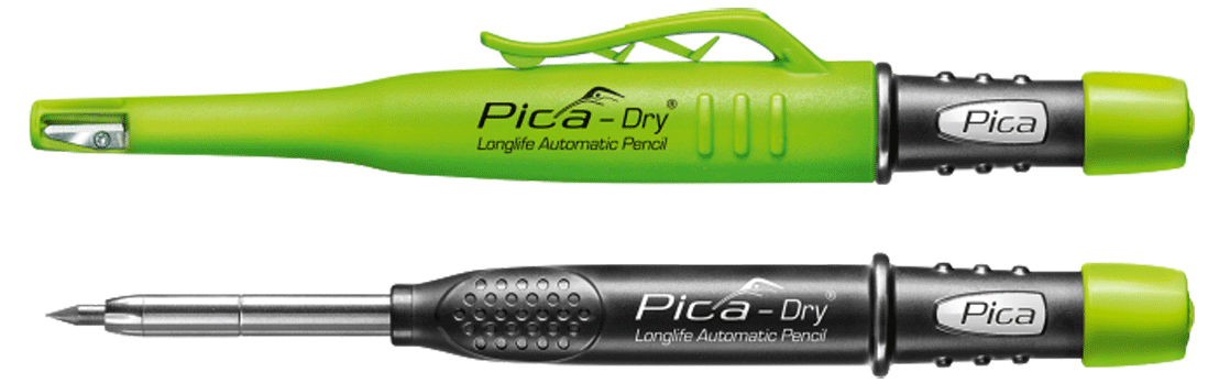 Pica - Pica Dry - Marqueur pour trous profonds, avec mine graphite - n°1 - Pica Dry - EAN 4260056150371 - Bugnard.ch