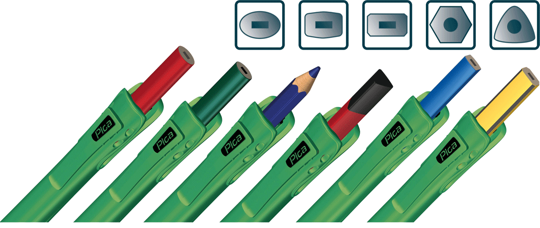 Pica - Carquois pour crayons épais en bois - n°4 - Pica POCKET - EAN 4260056157943 - Bugnard.ch