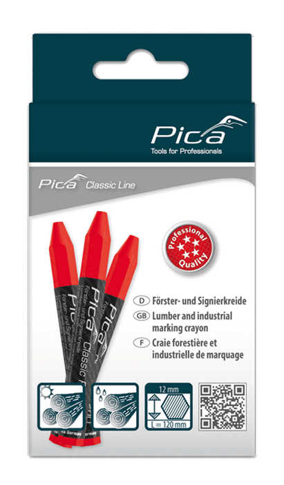 Pica - Craies pour sols et murs - hexagonales - n°1 - Pica PROFI - EAN 4260056153051 - Bugnard.ch