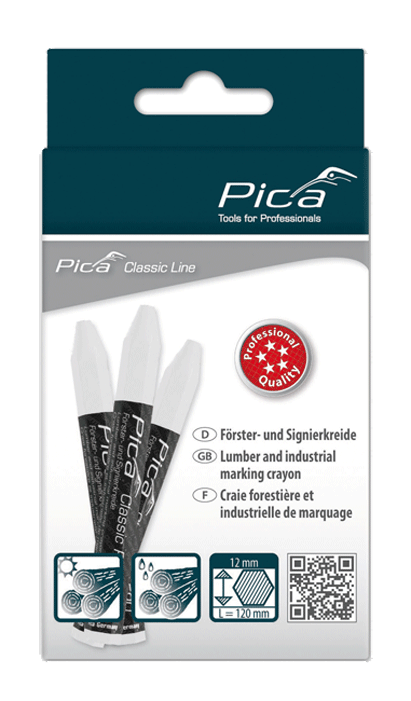 Pica - Pica PROFI - Craies pour sols et murs - hexagonales - n°1 - Pica PROFI - EAN 4260056153099 - Bugnard.ch