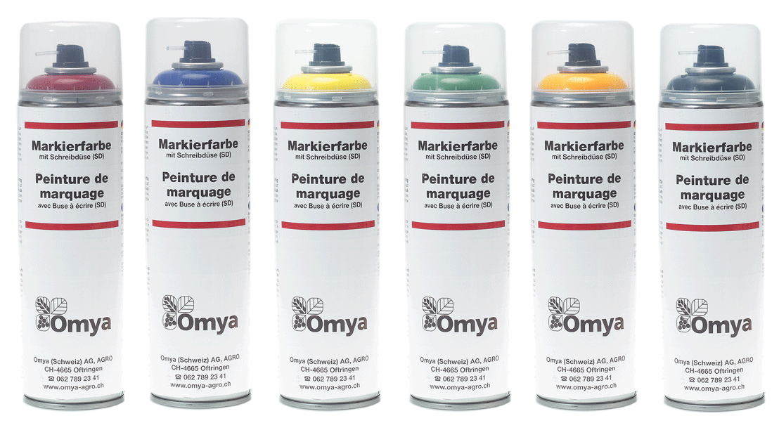 Omya - Peinture de marquage pour écrire, rouge - n°3 - Bugnard.ch