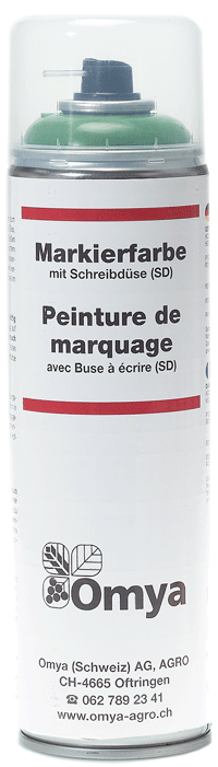 Omya - Peinture de marquage pour écrire, vert - n°1 - Bugnard.ch