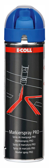 E-Coll - Peinture de marquage pour sol - bleu fluo - n°1 - EAN 4317784565486 - Bugnard.ch