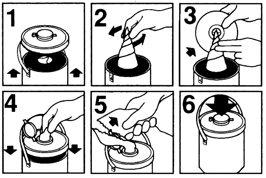 Klein Tools - Serviettes de nettoyage pour les mains et outils - n°2 - Klein Kleaners - Bugnard.ch