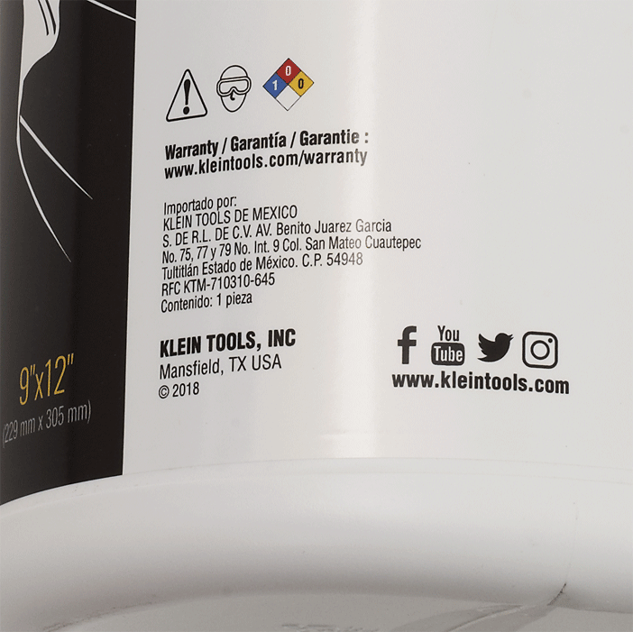 Klein Tools - Serviettes de nettoyage pour les mains et outils - n°8 - Klein Kleaners - Bugnard.ch