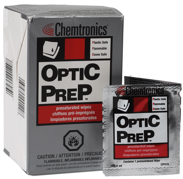 Chemtronics - Optic Prep - Tissus pré-imprégnés - n°1 - Optic Prep - Bugnard.ch