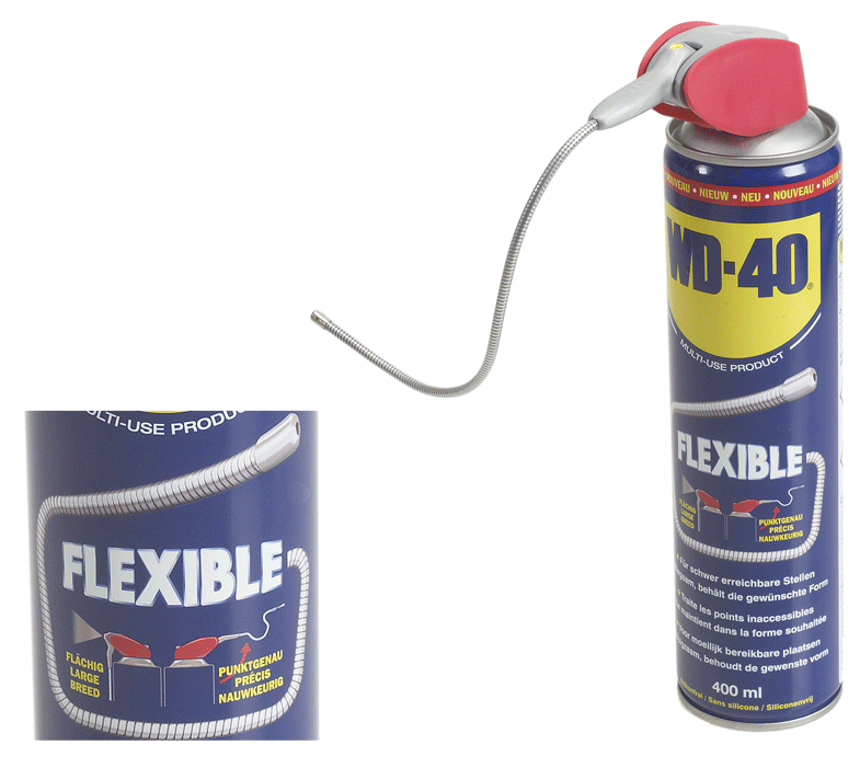 WD-40 - Lubrifiant-dégrippant WD-40 - flexible - n°7 - EAN 5032227316881 - Bugnard.ch