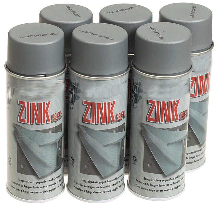 Produit antirouille au zinc 6x400ml - n°1 - Bugnard.ch