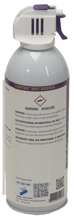 Techspray - Vortex 360 - Nettoyant à air comprimé, non inflammable - n°2 - Vortex 360 - Bugnard.ch