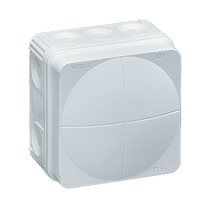 Wiska - Boîte de dérivation Combi 108 - gris - n°1 - COMBI 108 LG - EAN 4007685605229 - Bugnard.ch