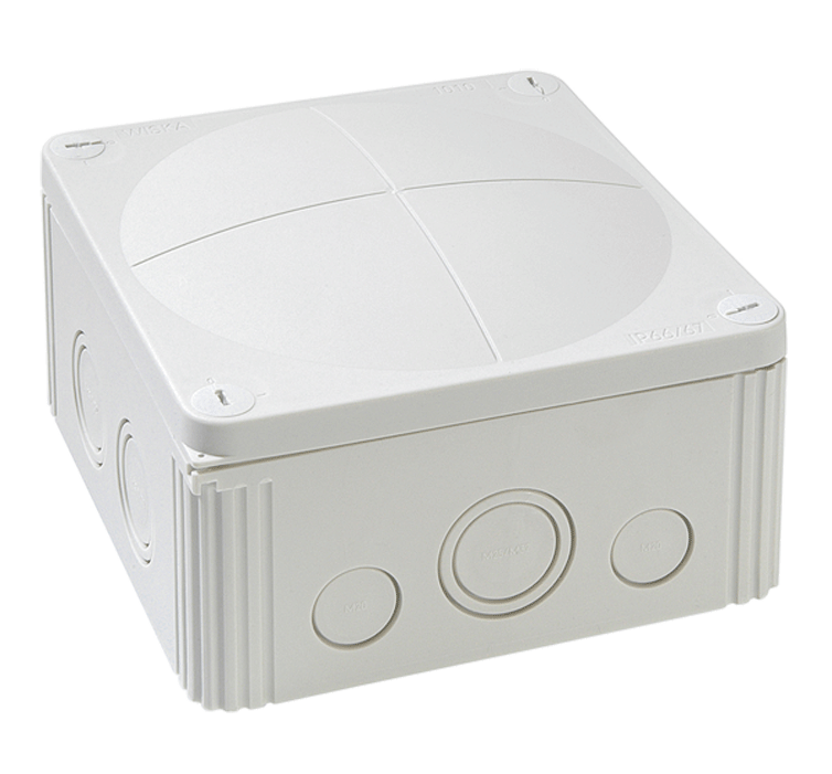 Wiska - Boîte de dérivation Combi 1010 - blanc - n°1 - COMBI 1010 WH - EAN 4007685622103 - Bugnard.ch