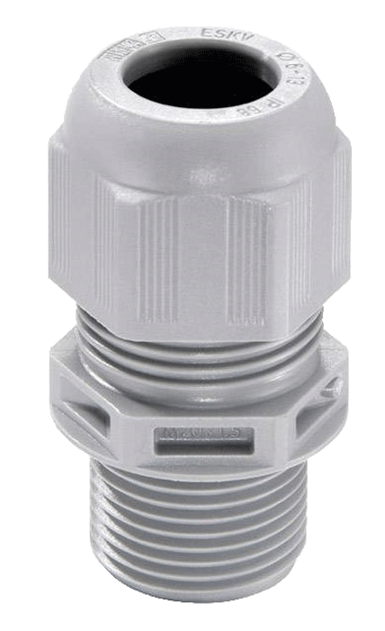 Wiska - Presse-étoupe en polyamide - gris - long - n°1 - ESKV-L 40 - EAN 4007685663953 - Bugnard.ch