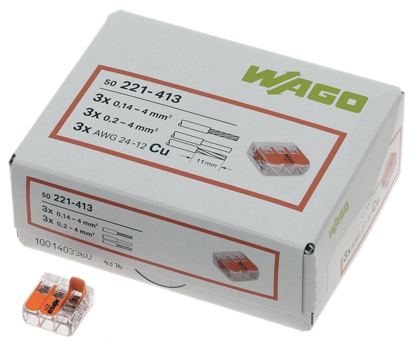 Wago - Bornes de connexion Compact 4mm² - n°2 - EAN 4050821808442 - Bugnard.ch