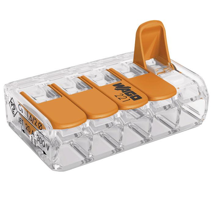 Wago - Bornes de connexion Compact 4mm² - n°1 - EAN 4055143234658 - Bugnard.ch