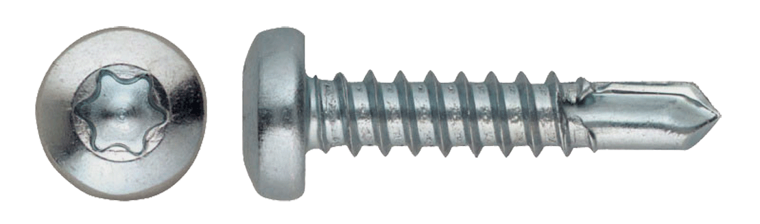 Vis à tôle autoperçantes à tête cylindrique - TORX - n°1 - Bugnard.ch