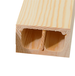 Bugnard Select - K40/2 - Canal à câble en bois de pin - carton entier