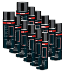 E-Coll - Lubrifiant au silicone - 12 pces