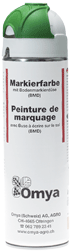 Omya - Peinture de marquage pour sol, vert