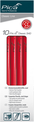 Pica - Crayons de charpentier - plats