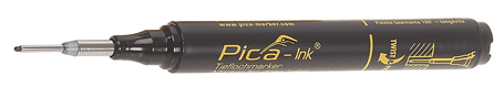 Pica - Pica INK - Marqueur "Pica-Ink" noir pour trous profonds