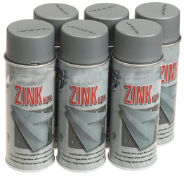 Produit antirouille au zinc 6x400ml