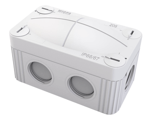 Wiska - COMBI 206 LG - Boîte de dérivation Combi 206 - gris