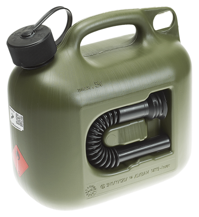 Hünersdorff - Bidon à essence, en matière synthétique vert - n°1 - EAN 4007228800203 - Bugnard.ch
