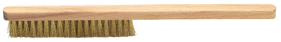 Alco - Brosse à main pour mécanicien - fils de laiton ondulés - n°2 - Bugnard.ch