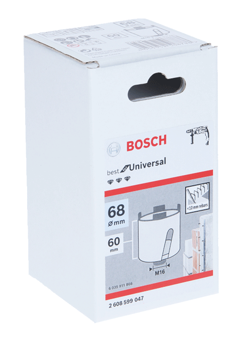 Bosch - Best for Universal - Couronne diamantée - pour forage à sec - n°3 - Best for Universal - Bugnard.ch