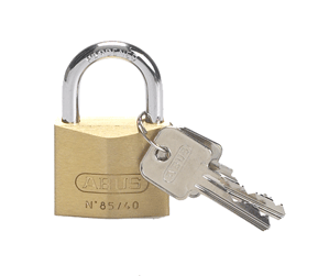 Abus - 85 - Cadenas de sécurité - cylindre à clé avec même variure