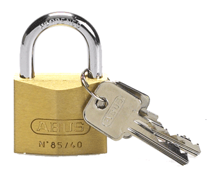 Abus - Cadenas de sécurité - cylindre à clé