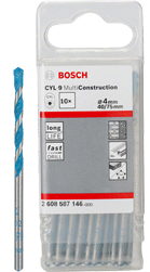 Bosch - CYL-9 Multiconst - Mèches multi-usage - tige cylindrique