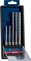 Bosch - EXPERT SDS plus-7X - Jeu de forets à queue SDS plus-7X - 5 pces