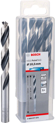 Bosch - PointTeQ - Mèches à métaux à hélice HSS - tige cylindrique